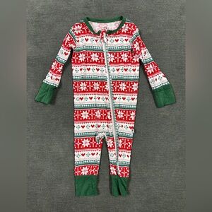 Bums & Roses Up to Snow Good Fair Isle pajamas